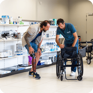 nazicht rollator of rolstoel